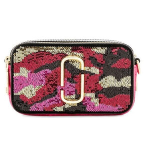 Marc Jacobs Camo Sequin Snapshot Camera Bag (Strap is missing)